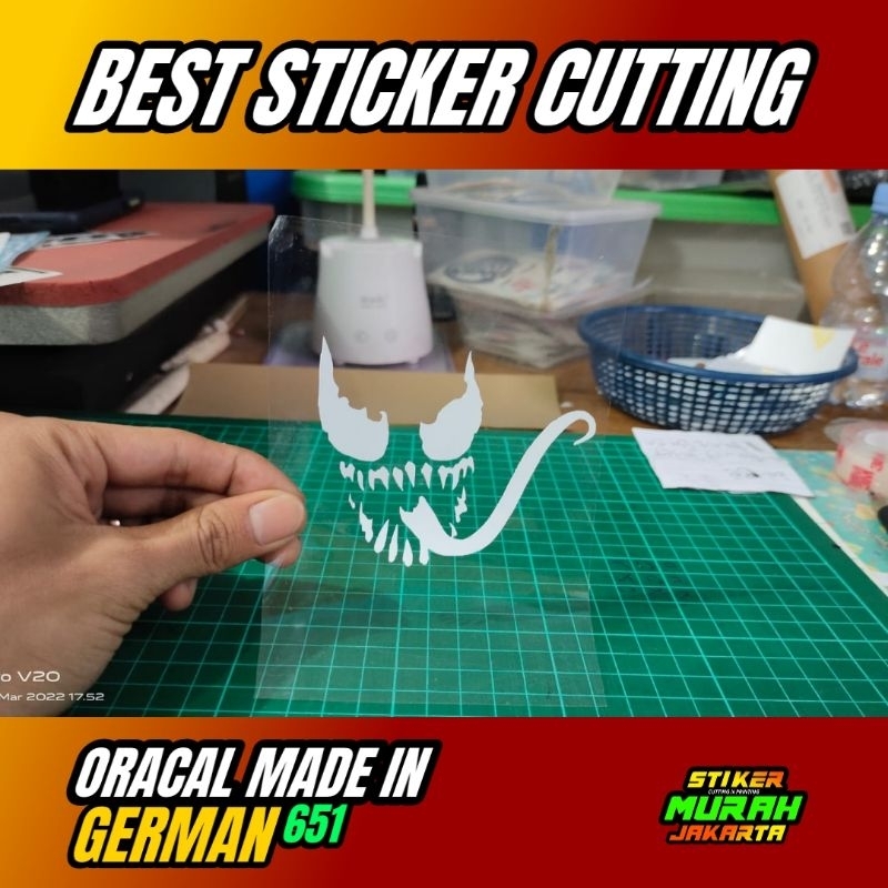 VENOM 4 สติ๊กเกอร์ สติ๊กเกอร์ตัดแบบกําหนดเอง TRANSPARKENT