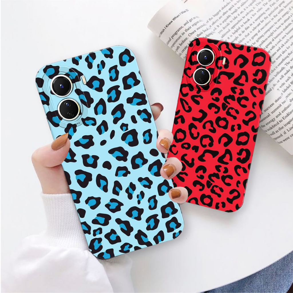Softcase Vivo Y16 4G 2023 Leopard Aesthetic Motif - Leopard Case - Beautiful Case - Simple Case - Co