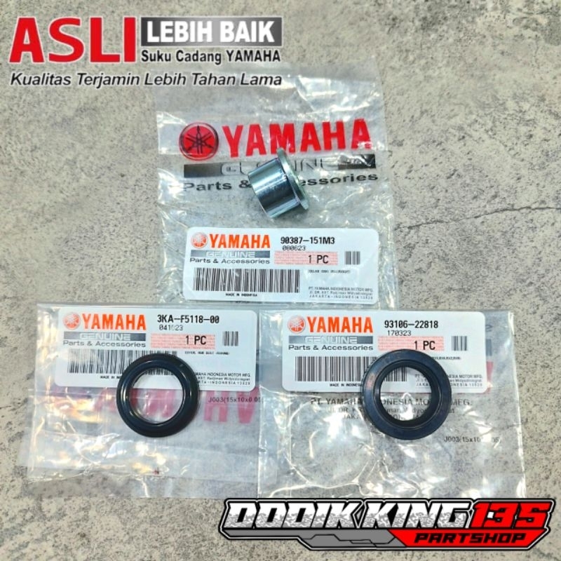 FRONT RIGHT WHEEL DRUM BOSH SEAL RX KING RXK RXS RXZ ORIGINAL YAMAHA | 90387-151M3 3KA-F5118-00 9310