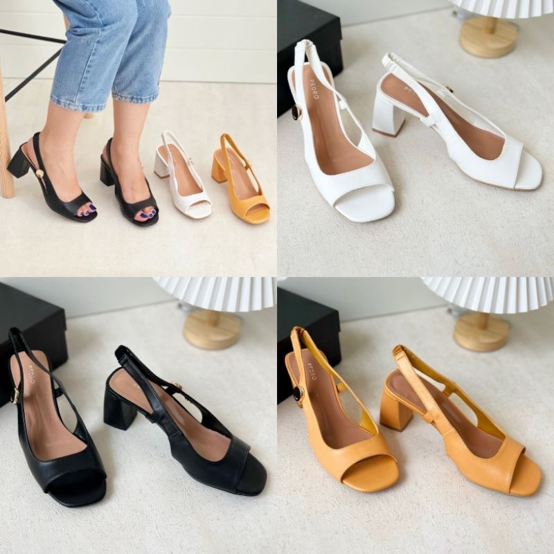 รองเท้าแตะ Pedro Heels 6cm S17064