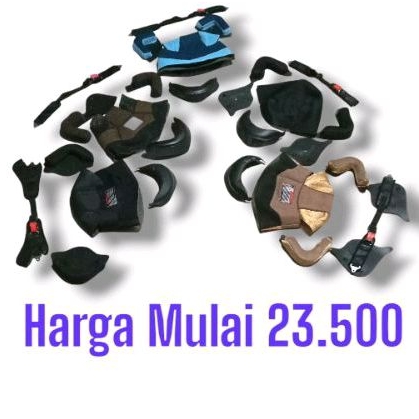 (BG) Bogo Foam Full set Plus strap All Variants of adult Helmets and Childrens Helmets with Rivet หรือ แยกเล็บ || ฟองน้ําติดหมวกกันน็อคย้อนยุค ยามาฮ่า เก่า (สด)