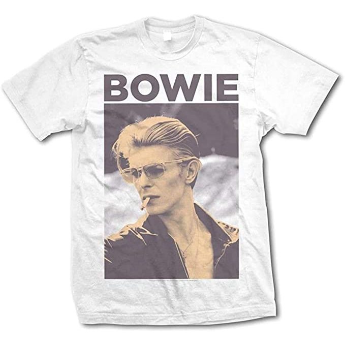 เสื้อยืด ลาย David Bowie Smoking