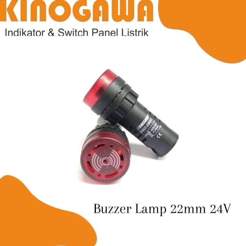 22mm 24VDC KINOAWA LED BUZZER