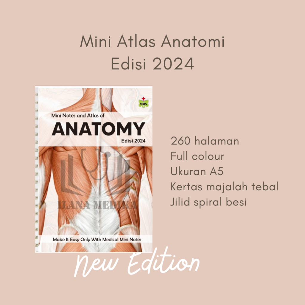 Medical Mini Notes Mini Atlas of Anatomy/MMN atlas atomi/MMN Anatomy Pocket Medical Book