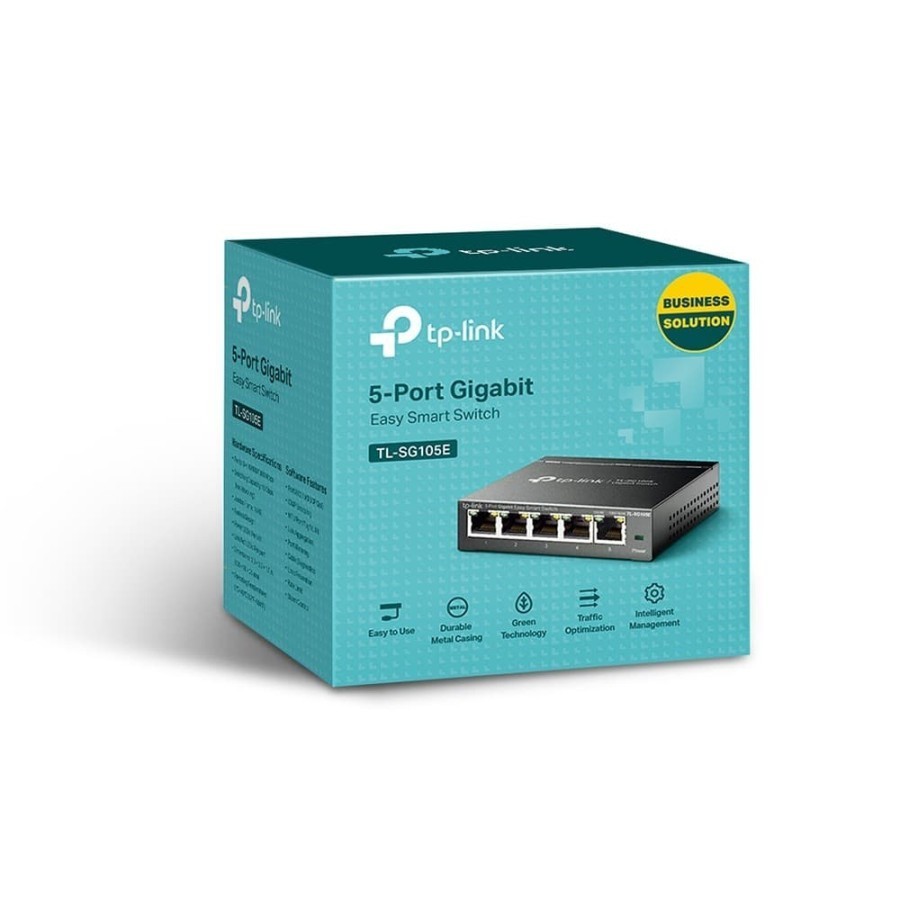 TPLink TL-SG105E สวิตช์อัจฉริยะ Gigabit Easy 5 พอร์ต