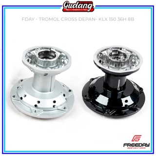 Freeday ชุดกลอง 36 หลุม Cross KLX 150 Bigfoot Dtracker Non Disc สีดําเงิน
