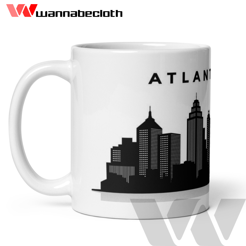 Atlanta USA Mug Atlanta America Mug America ของที่ระลึกของขวัญ Mug World City Mug Atlanta Mug USA v5