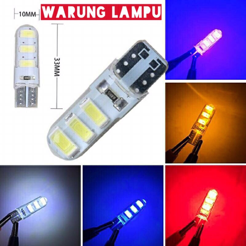 T10 LED Jelly ไฟเลี้ยวไฟเลี้ยวรถจักรยานยนต์