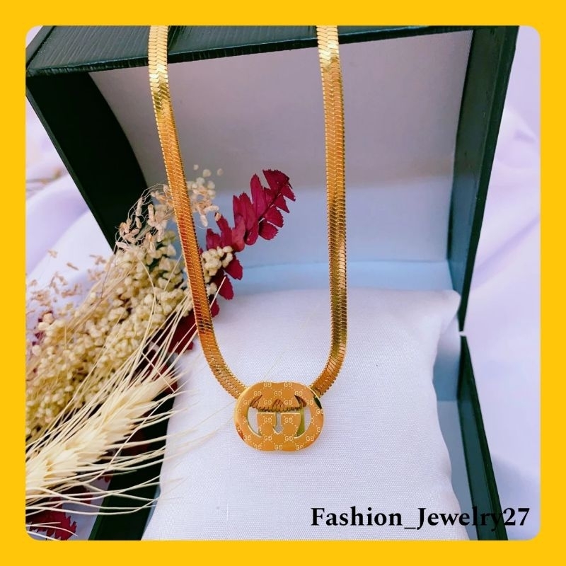 ล่าสุด Motif Eel Chain สร้อยคอแฟชั่นผู้หญิง