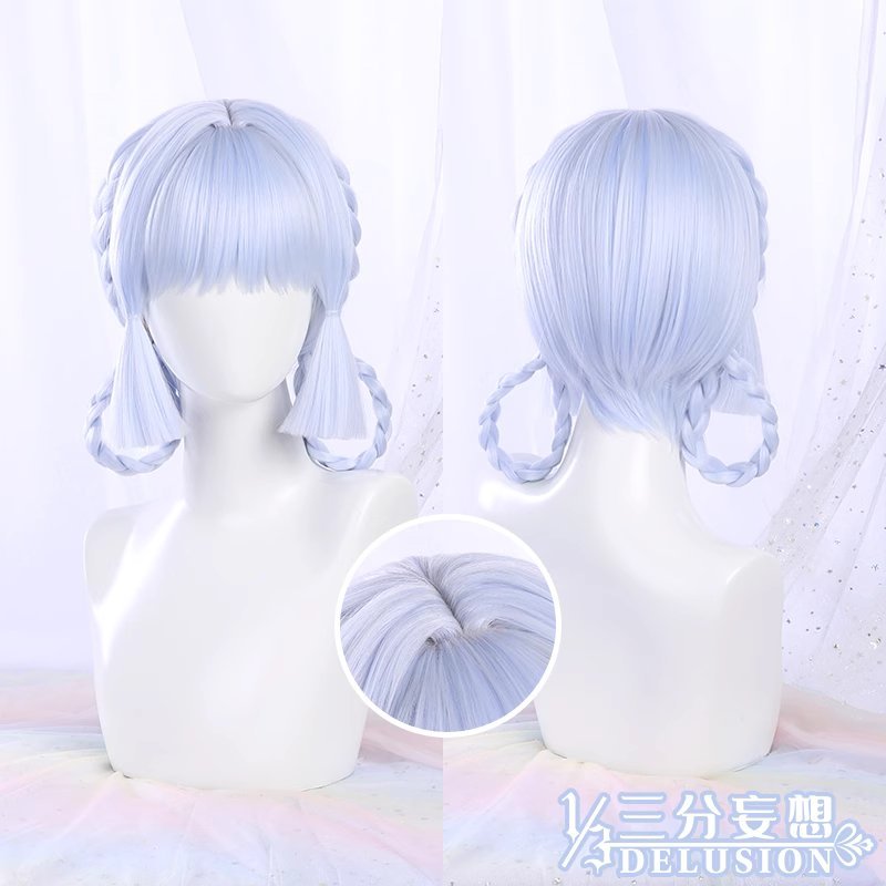 [READY-JKT] 1/3 Delusion - วิกผม Ayaka - Springbloom Missive Wig - วิกผมคอสเพลย์ Genshin Impact Ayak