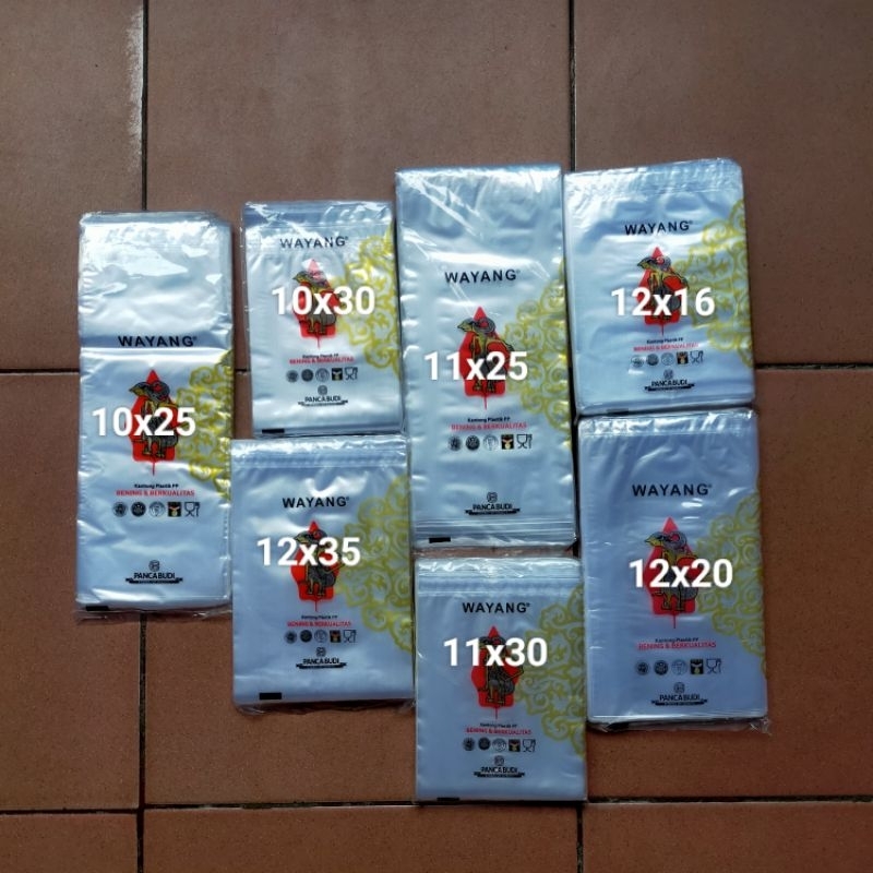 หุ่นพลาสติก pp ใส ขนาด 10x25-10x30-11x25-11x30-12x16-12x20-12x25 (น้ําหนัก 1 แพ็ค 250 กรัม)
