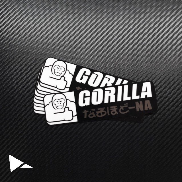 JDM Gorilla Power สติ๊กเกอร์ Na-K S0075