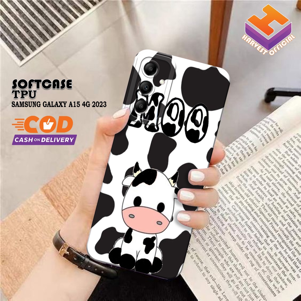 HP ล่าสุด Samsung Galaxy A15 4G Case Softcase Samsung Galaxy A15 4G Casing Samsung Galaxy A15 4G - เ