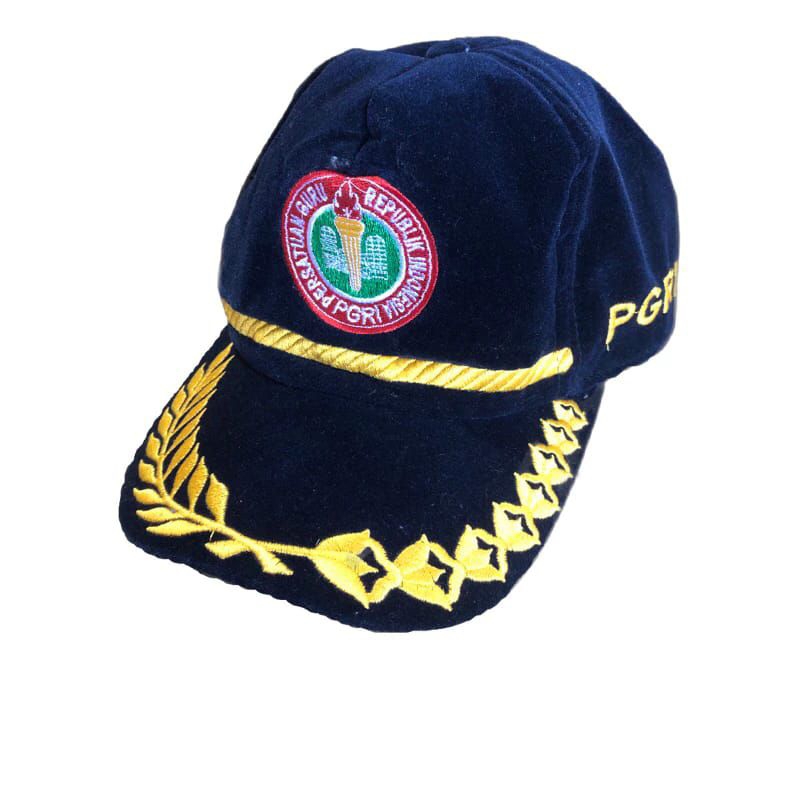 Pgri LAKEN NAVY Hat/Teacher Hat/PGRI LAKEN Hat