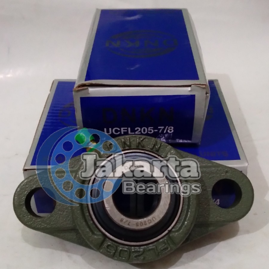 BEARING PILLOW BLOCK UCFL 205-14 / UCFL205-14 as 7/8 นิ้ว 22.22 mm NKN ยี่ห้อ