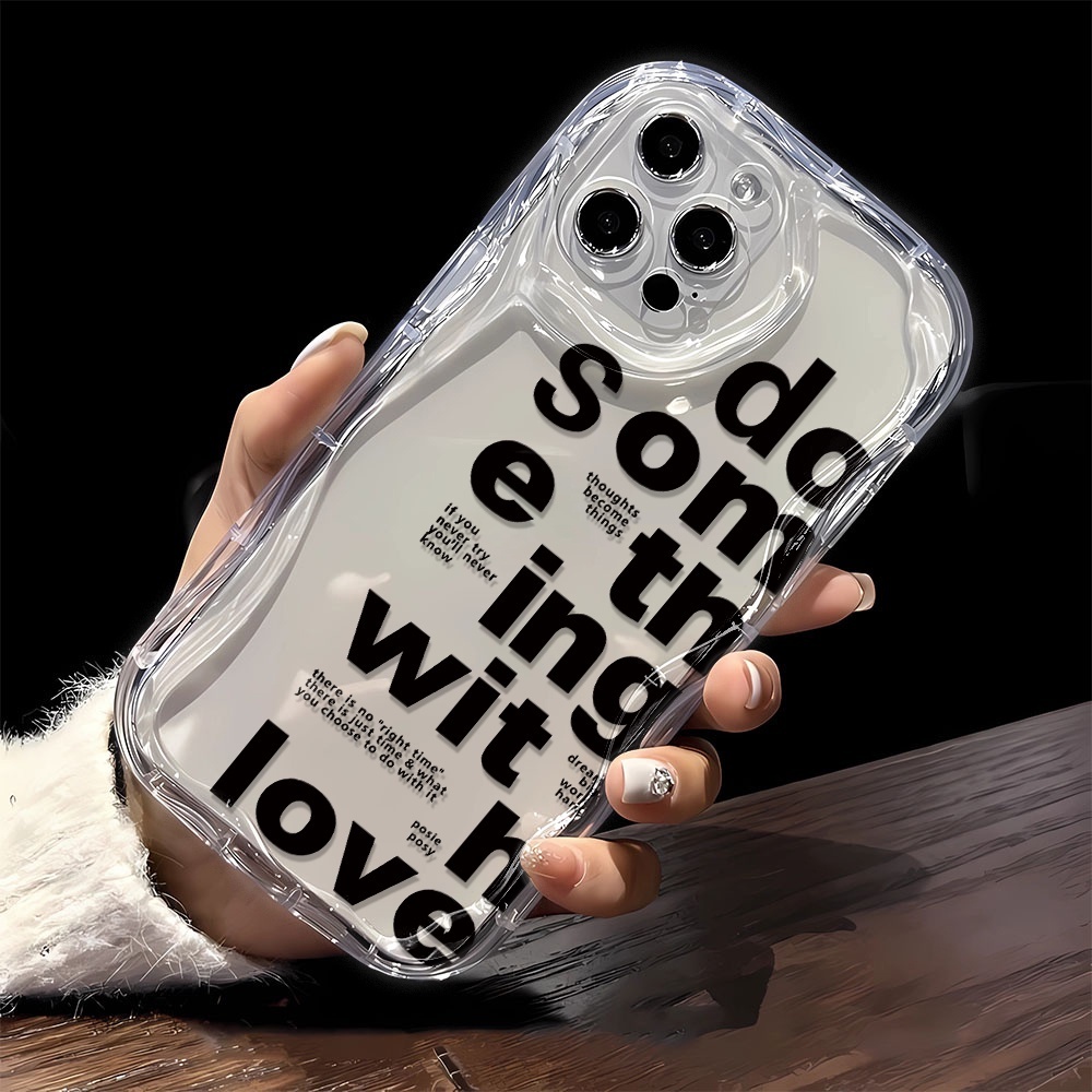 SOFTCASE SILICON CASING MELTING CLEAR SHOCKPROOF ALPHABET สําหรับ VIVO Y02 Y12 Y15 Y17 Y15S Y01 Y16 
