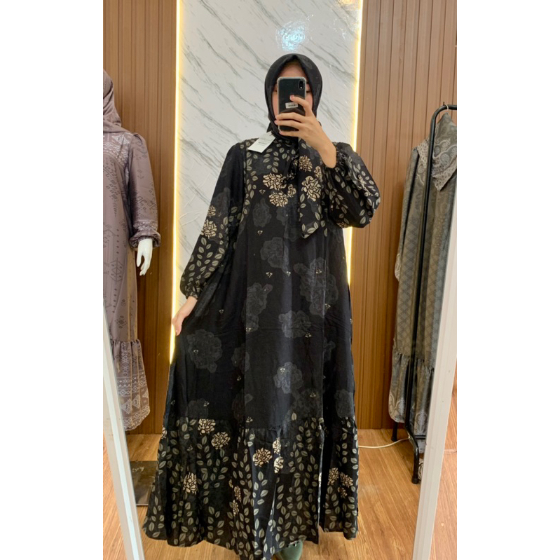 Indah Store - ชุด Gamis ผ้าเรยอนพรีเมี่ยม Hijab 2 Eid Gamis ล่าสุด Gamis Nursing Gamis