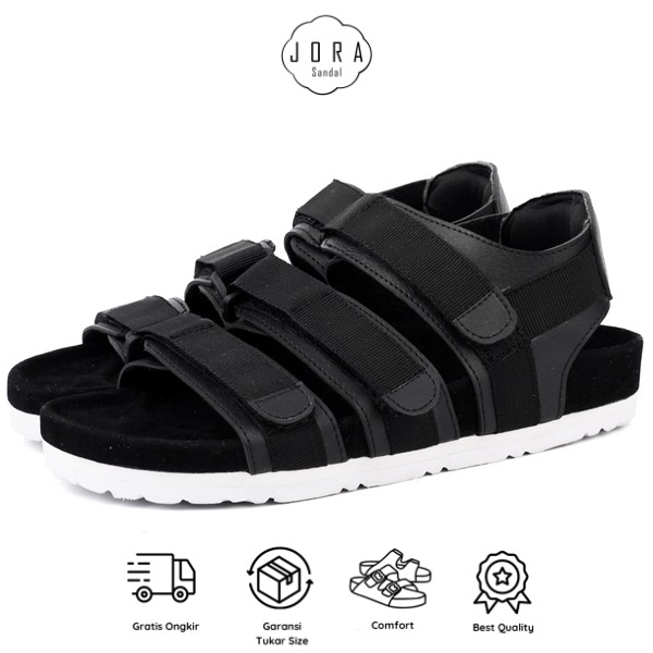 JORA - รองเท้าแตะผู้หญิง - Shera Black