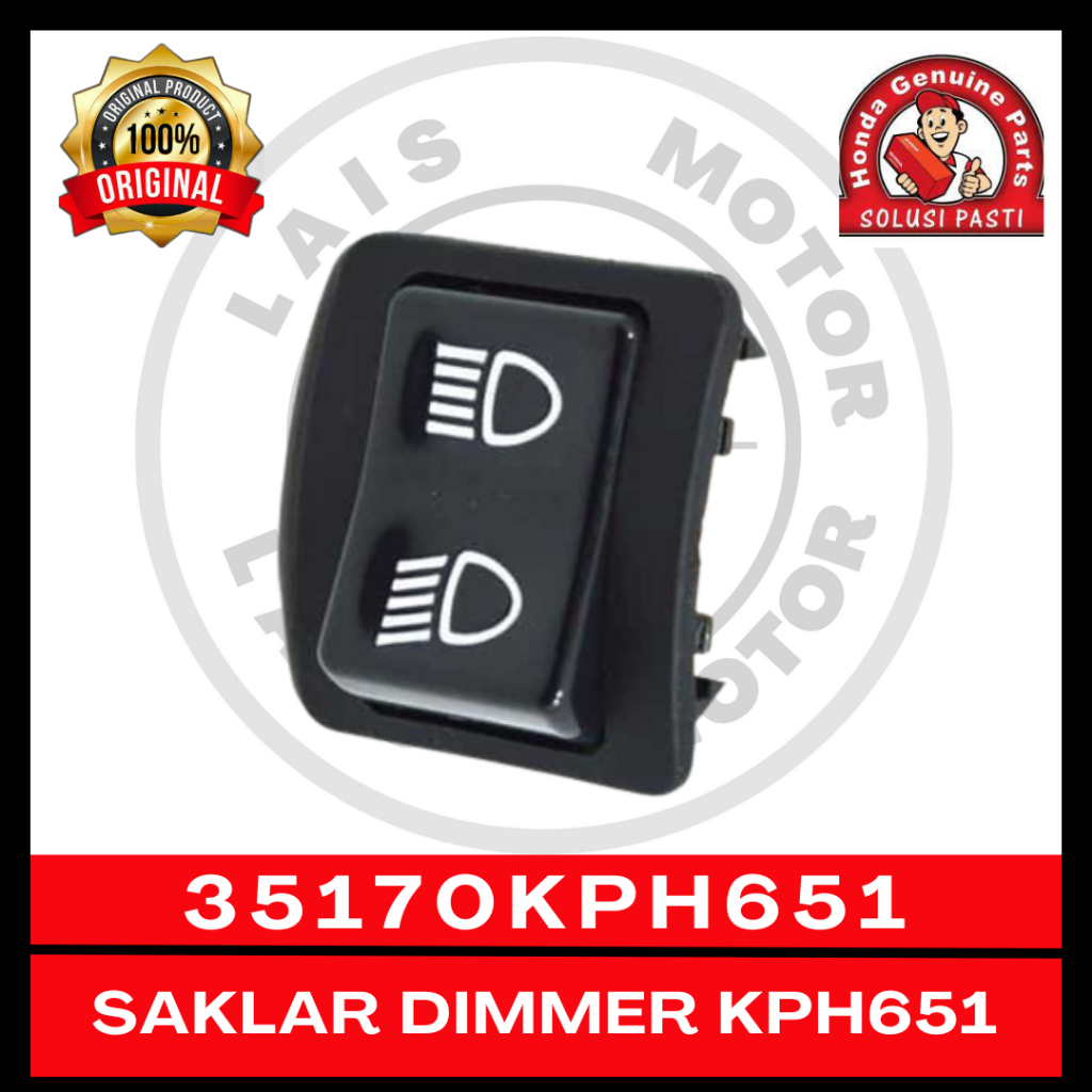 สวิตช์หรี่ไฟ KPH651 Revo Lama 35170KPH651 ORIGINAL AHM