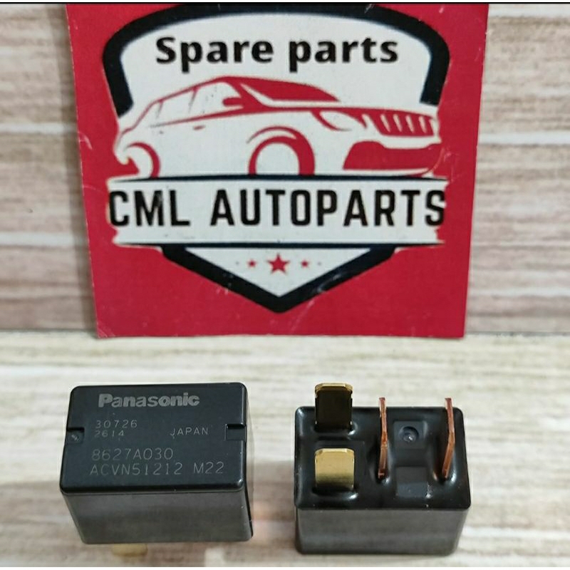 รีเลย์สตาร์ท Panasonic 8627A030 Japan Xpander Pajero Mirage 4 ขา 12Volt