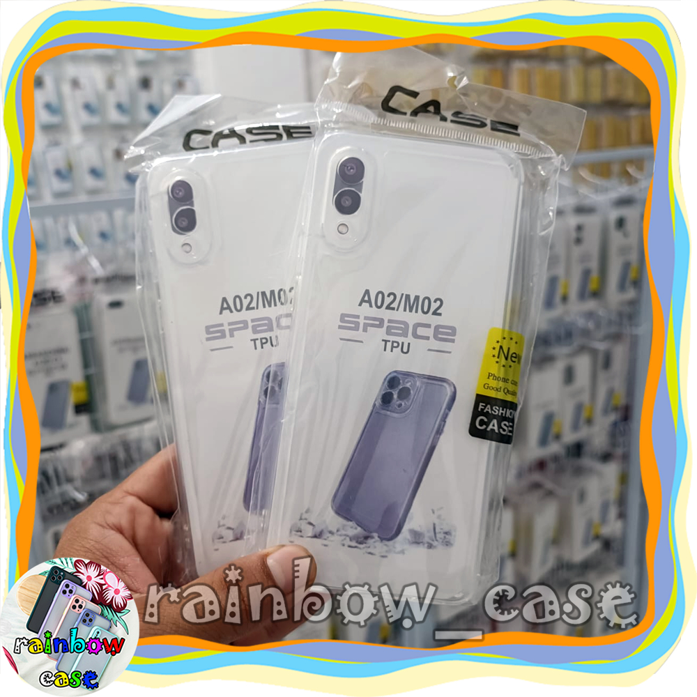 SAMSUNG A02 / M02 CASE PREMIUM TPU SPACE PROTECT CAMERA 2.0MM THICKNESS