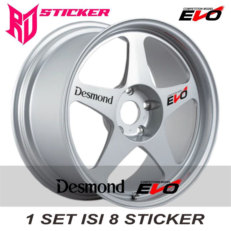 สติ๊กเกอร์ขอบ Desmond evo