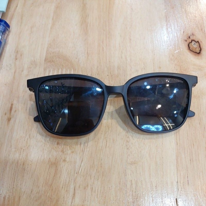 [ ราคาไม ่ แพง ] Square Grey/Anti Radiation/Minus Unisex Glasses