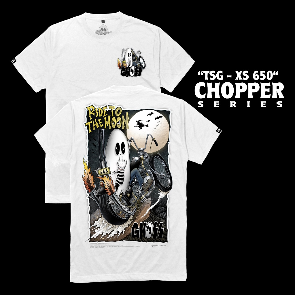 ALCOTRA TS GHOSS WHT XS 650 // เสื้อยืด GHOSS XS 650 // GHOSS T-SHIRT