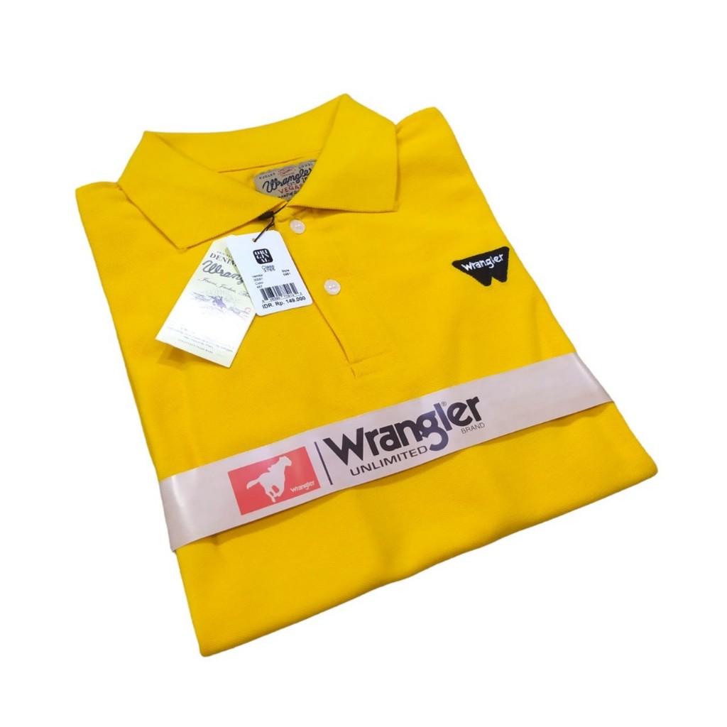 Krah Wrangler T-Shirt Premium Distro Short Sleeve Wrangler T-Shirt ล ่ าสุด Wrangler Polo T-Shirt