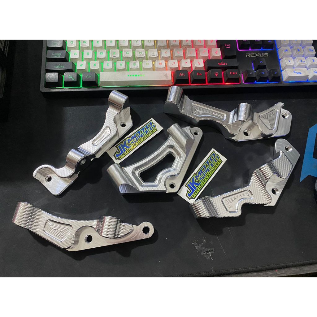 Manchan Speed - 4 ลูกสูบ Caliper Bracket GP4RX GP4RS Pitch 100mm Brmb Nis5in ดิสก์เบรกอะแดปเตอร์ GP4
