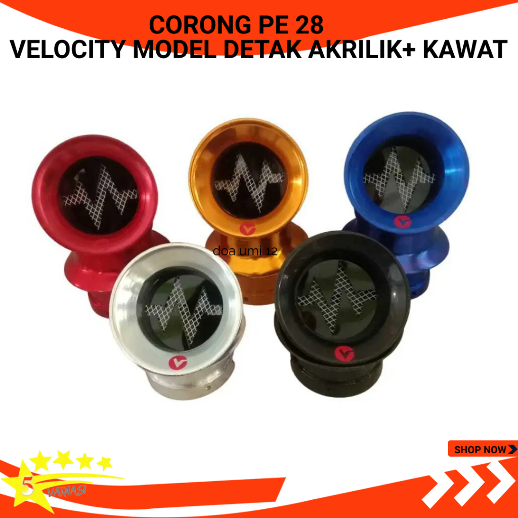 กรวยอะคริลิค PE 28 Veloscope แบบสากล พร้อมสายไฟ