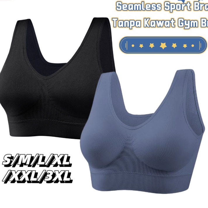 พิเศษสําหรับลูกค้า Loyal ANGEL MOMMY Jumbo Push Up Sport Bra โฟมกีฬา Bra ไร้สายชุดชั้นในกีฬาผู้หญิง 