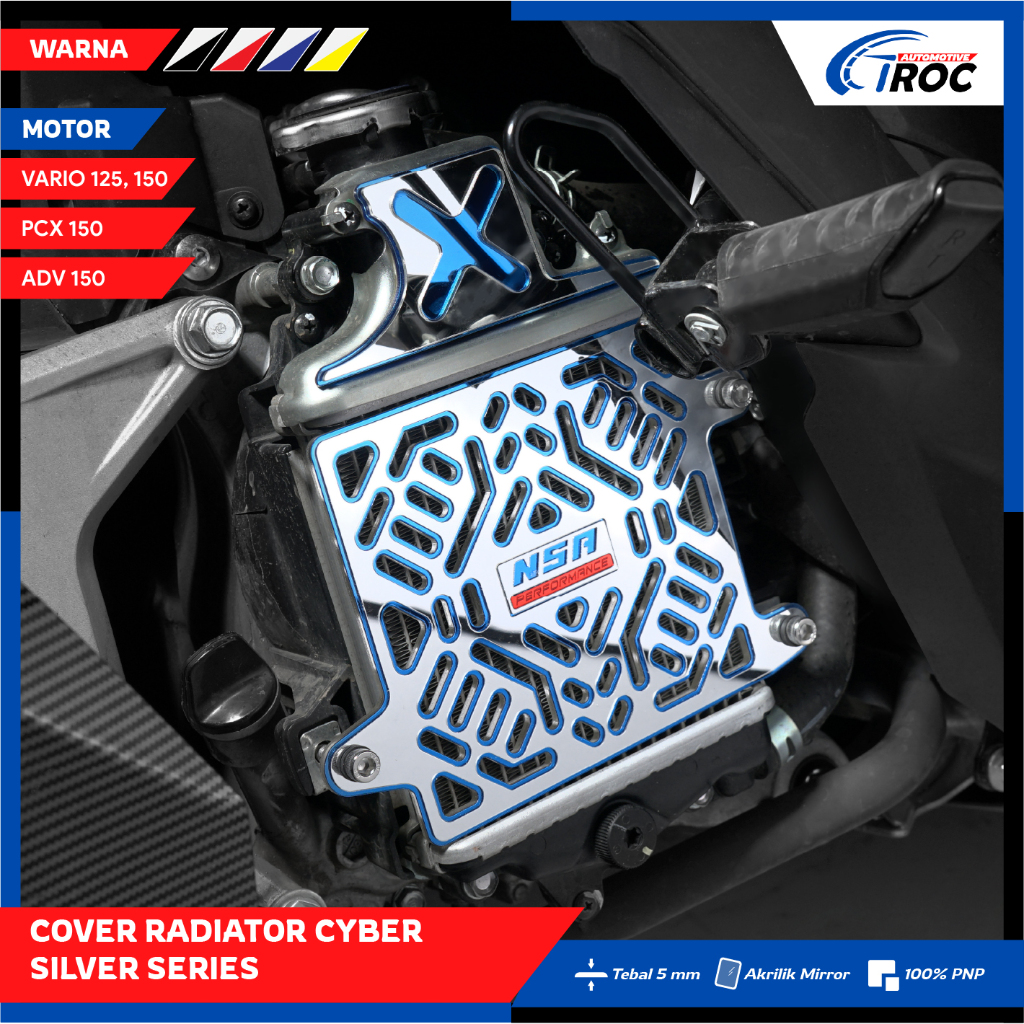 ฝาครอบหม้อน้ํารถจักรยานยนต์ PCX 160 AEROX 125 150 NMAX AEROX LEXI 125 150 NMAX 125 160