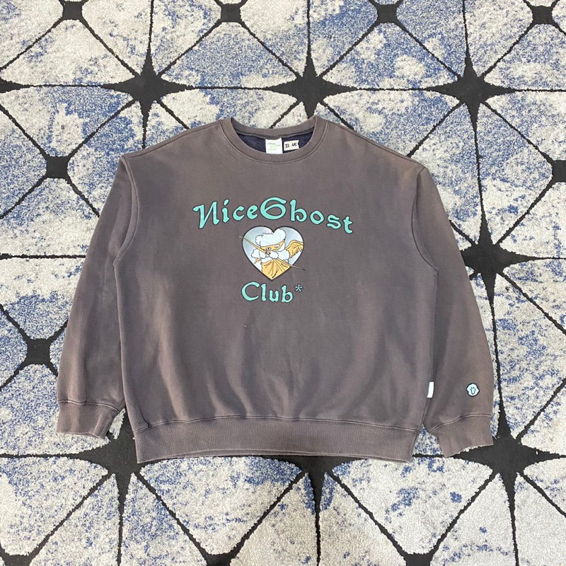 ขายดีที่สุด!!! Nice GHOST CLUB Thrift Thrifting Like ใหม่ มือสอง ของแท้