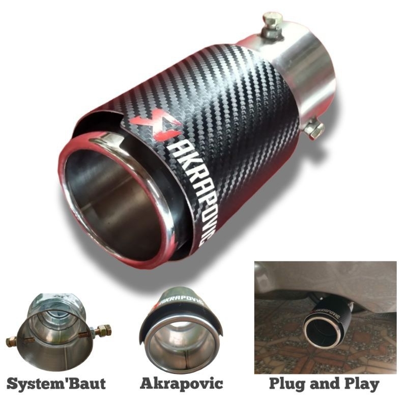 Tailpipe Variation ของ AKRAPOVIC CARBON PNP ปลายท่อไอเสียรถยนต์ทั้งหมด