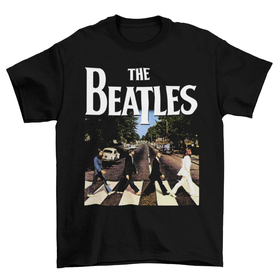 เสื้อยืด The Beatles Abbey Road Band