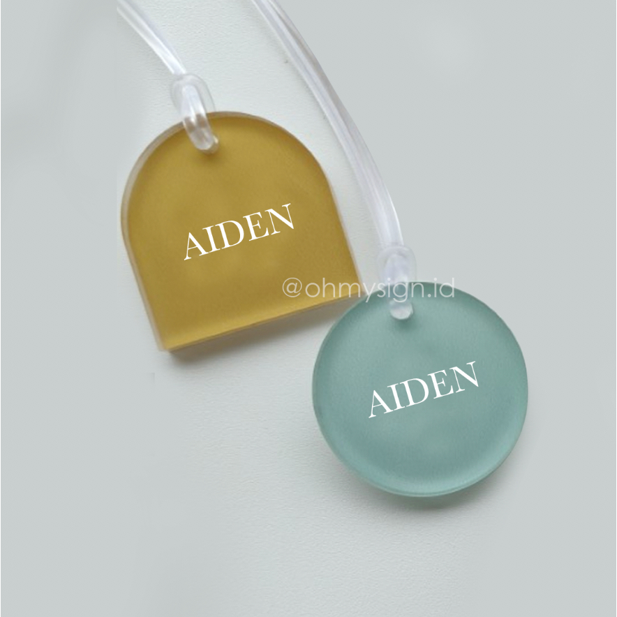 Gantungan กระเป๋าเดินทาง TAG PRINTING/BAG Hanger ฟรีชื่อ/BAG TAG ชื่อ/LUGAGGE TAG PRINTING ชื่อ/CUST