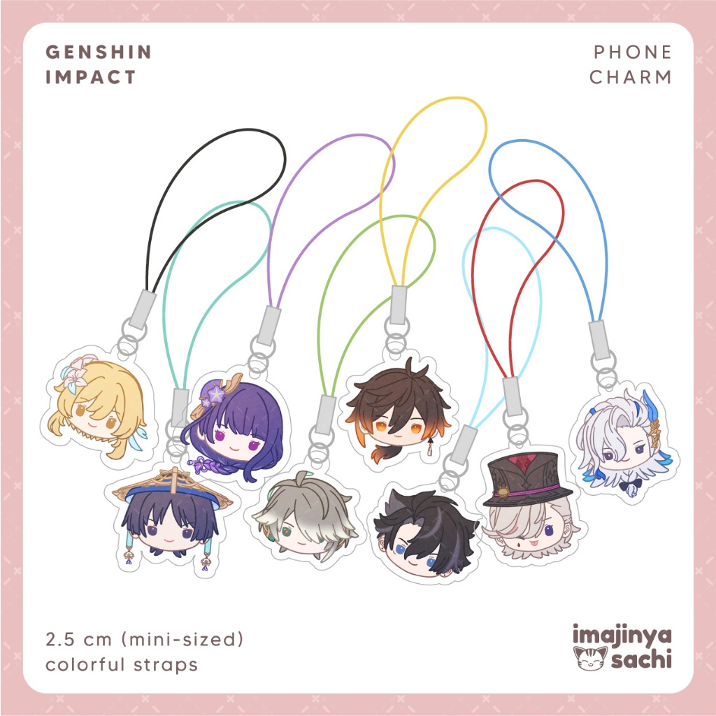 [ Imginyasachi ] Genshin Impact Phone Strap Charm