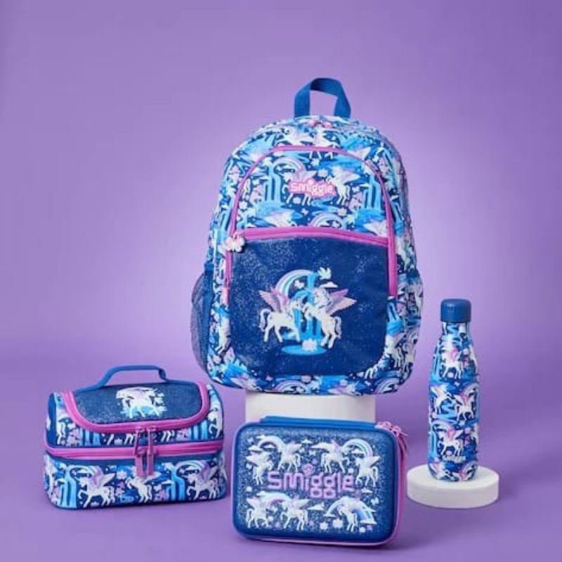 Blue Unicorn smiggle Bag/smiggle backpack/ smiggle backpack