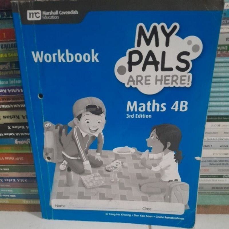 หนังสือคณิตศาสตร์ รุ่นที่ 3 My pals Is This Maths 4B