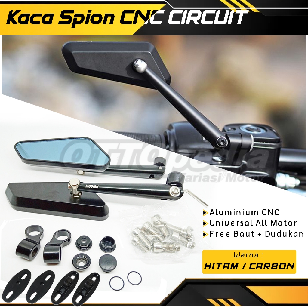 กระจกมองหลังรถจักรยานยนต์รุ่น Rizoma Full CNC NMAX Aerox PCX Vario Filano Ninja Vixion KLX Universal รถจักรยานยนต์ทั้งหมด