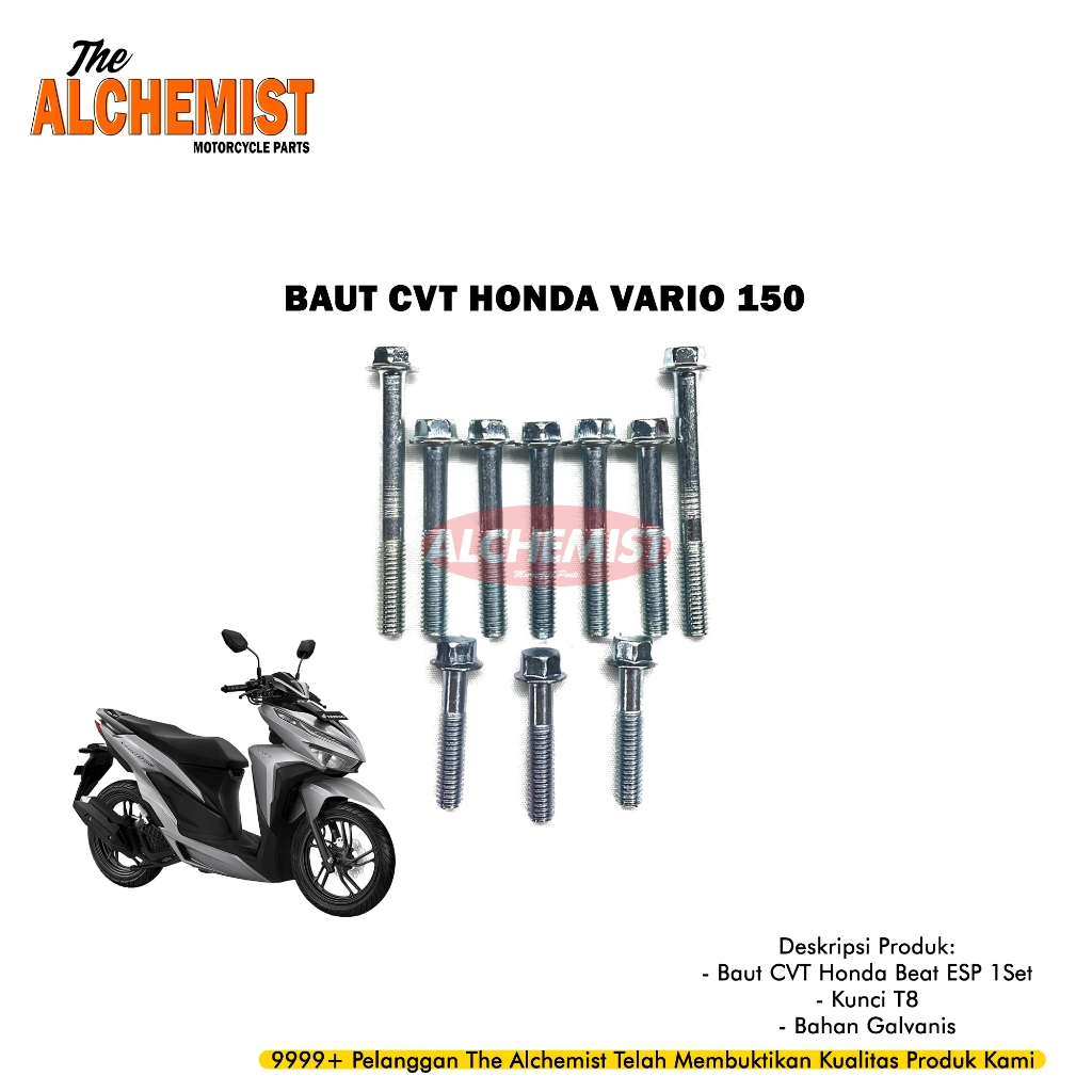 Cvt Bolts 1 ชุด Honda Vario 150 / Bolts Vario 150 New CVT1Set / CVT Bolts Honda Vario 150 1 ชุด