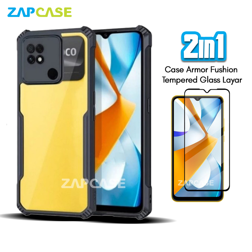 เคส Xiaomi Poco C40 ฟรีกระจกนิรภัย