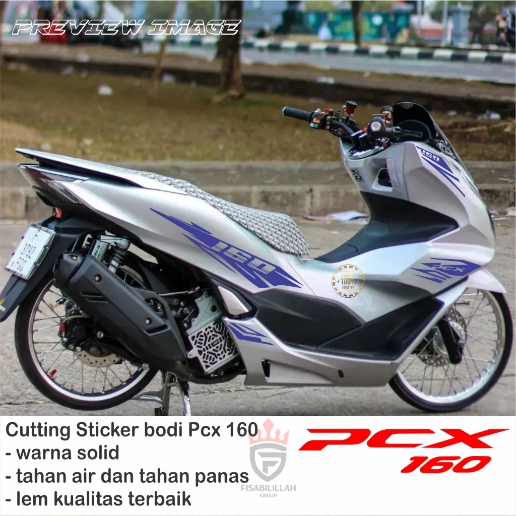 สติ๊กเกอร์ตัดมอเตอร์ไซค์ Honda PCX 160, PCX 160 แถบมอเตอร์ไซค์ - รูปที่ 2