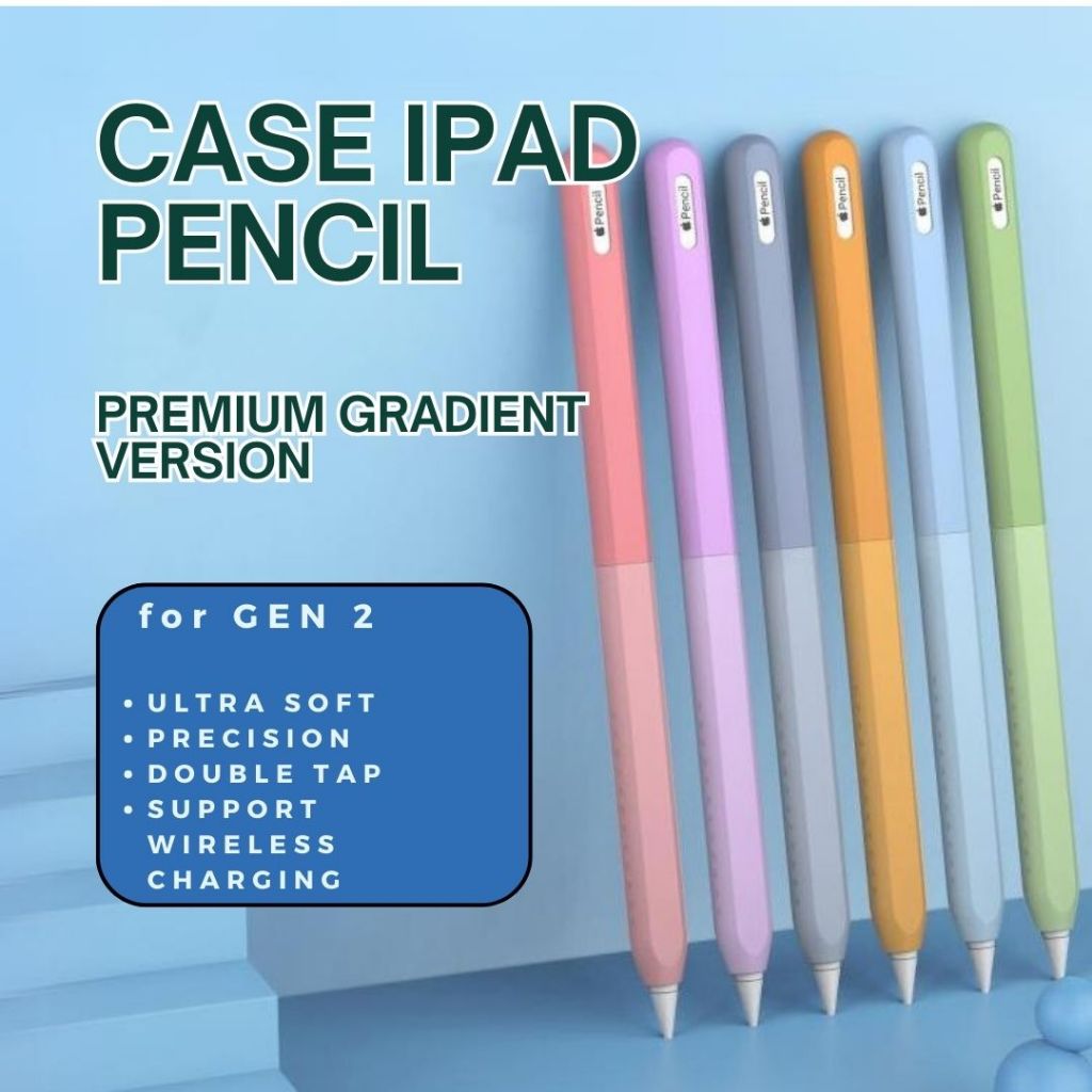 เคสปากกาสไตลัส ซิลิโคน เกรดพรีเมี่ยม สําหรับ Apple Pencil Gen 2 I