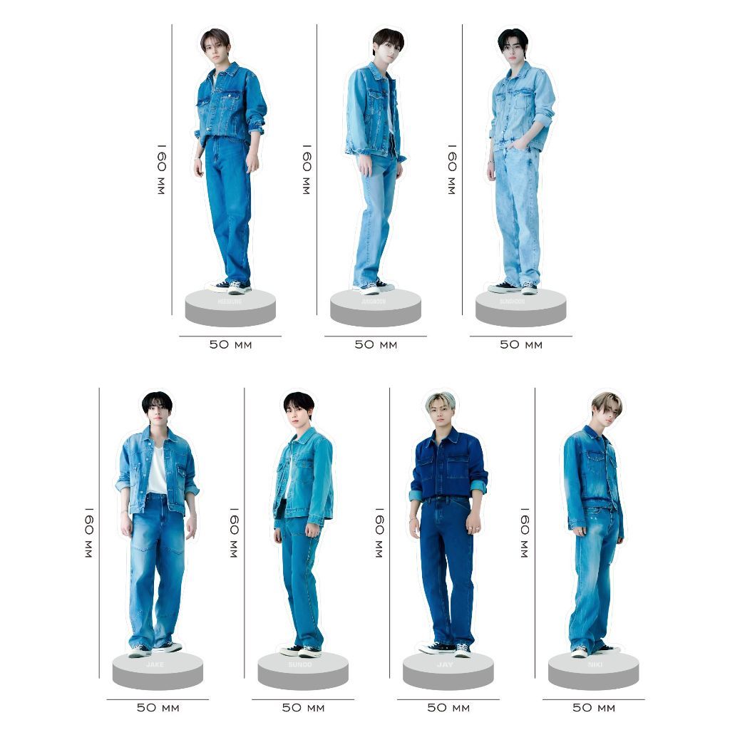 Enhypen อะคริลิค Stande Figure 3RD Anniversary Engene Driver