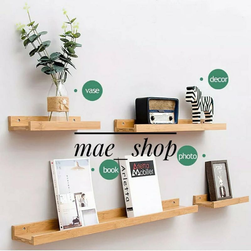 WALL-MOUNTED J-MOUNTED SHELVES DECORATION SHELVES PHOTO SHELVES WOODEN SHELVES WALL SHELVES DERATION