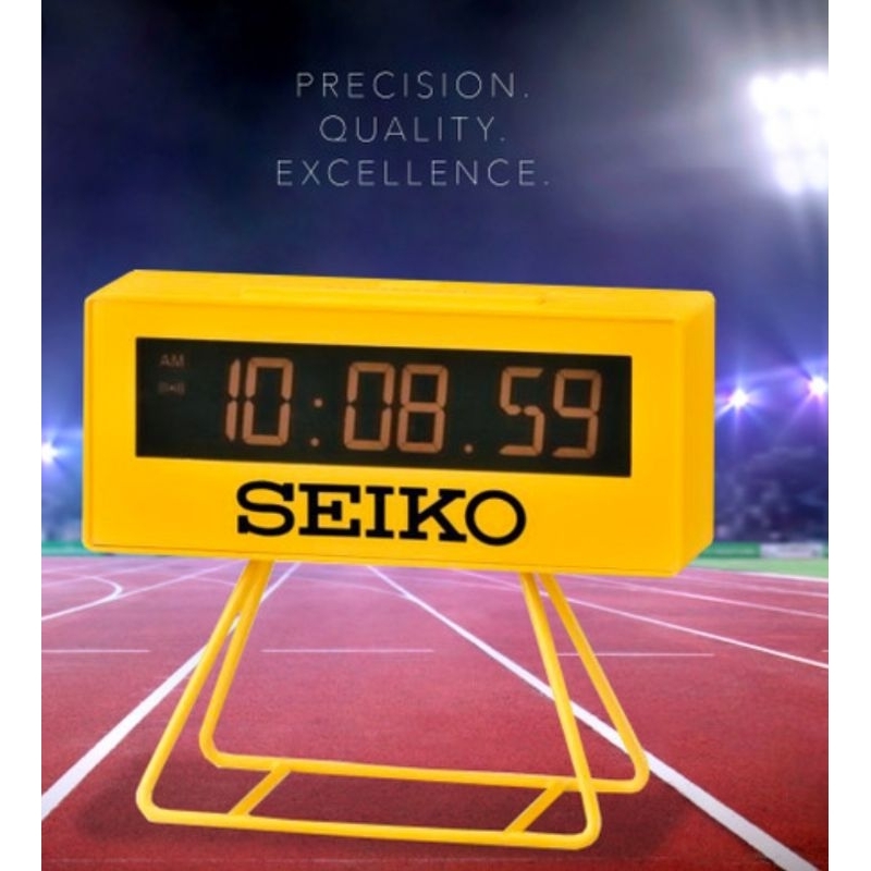 Seiko qhl062 qhl062 Qhl062Y Seiko Qhl062Y Seiko นาฬิกาปลุก qhl062 สัญญาณเตือนดิจิตอล Seiko Qhl062Y มาราธอน edition