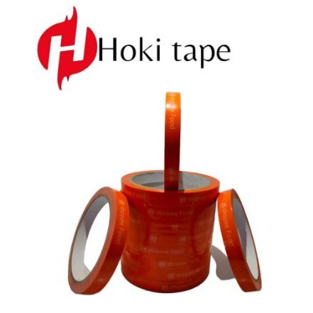SHOP FOOD TAPE 12MM x 50M HOKI FOOD INSULATION 12MMx50M ORIGINAL HOKI BRAND / 888 สตรองคุณภาพ
