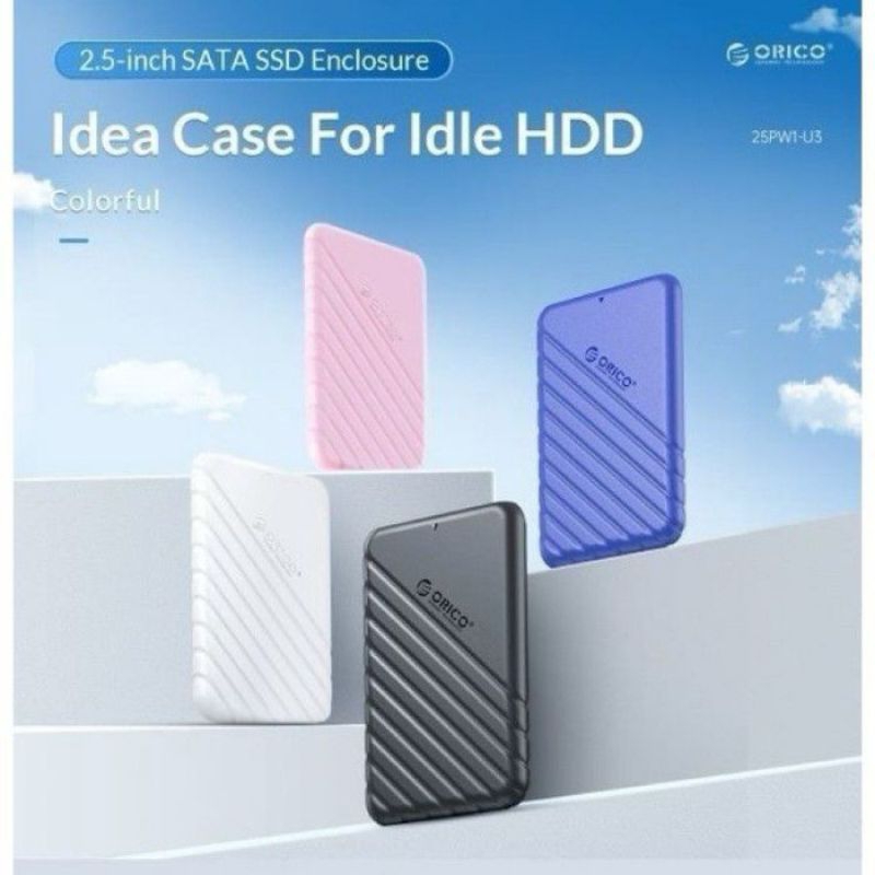 เคสฮาร์ดดิสก์ SSD Enclosure 2.5 นิ้ว ORICO 25PW1-U3 USB 3.0 SATA III